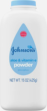 Johnson's Baby Powder, Naturally Derived Cornstarch with Aloe Vitamin E, 15 Oz