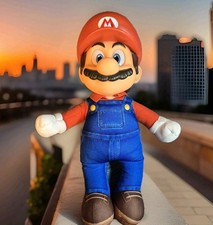 The Super Mario Bros Movie 2023 14" Poseable Hard Plush Figure Jakks Nintendo