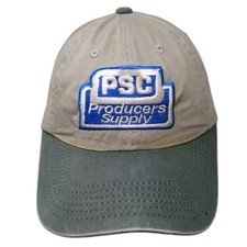 Port Authority Baseball Cap Beige Green PSC Producers Supply Embroidered OS Hat