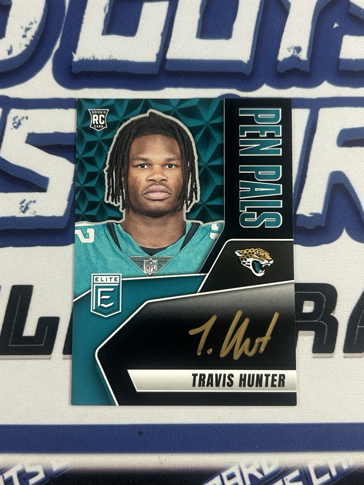 2025 Panini Donruss Elite Pen Pals #PPV-THU Travis Hunter