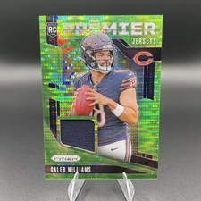 2024 Panini Prizm Premier Jerseys Green Pulsar Rookie Caleb Williams #PJ-CWS 