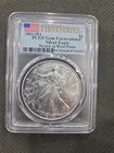 2002 W American Silver Eagle Gem Unc PCGS First Strike