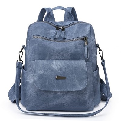 Frauen Rucksack Wasserdicht AntiDiebstahl Leichtgewicht PU Mode Reisen Mehrzw...