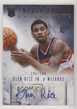 2013-14 Panini Intrigue Impact Rookie Auto 145/149 Glen Rice Jr #12 Auto 01ny
