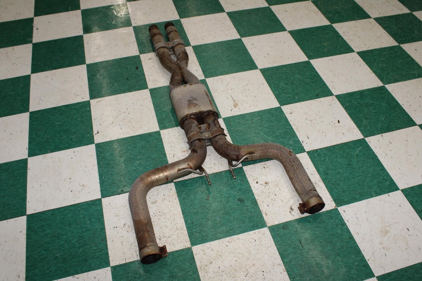 14-17 Ghibli 3.0L Twin Turbo Motor Engine Exhaust Midpipe Mid Pipe Factory OEM