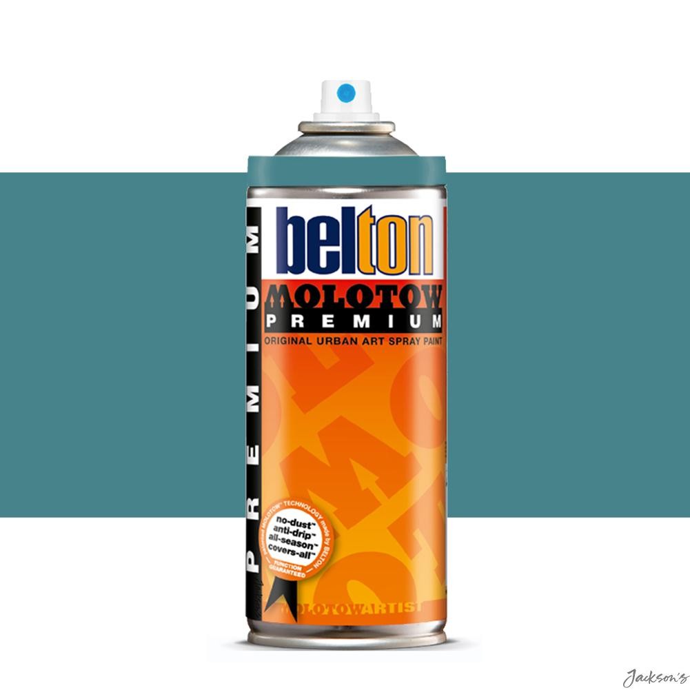 Molotow Belton Premium Spray Paint 400ml Verdigris 120 For Art Surfaces