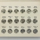 Franklin Mint Presidential Mini Coin Set .925 Silver 1st Edition 43.2g total UNC