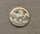 2023 Fiji Unicorn Colorized 1 oz .999 Fine Silver Coin