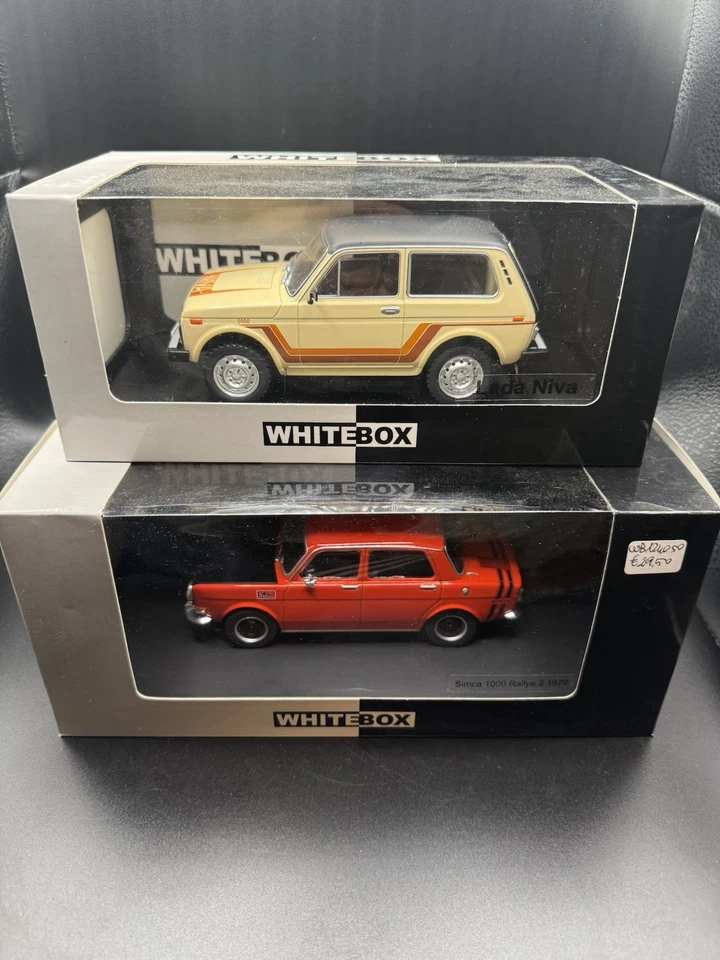 Lotto Lada Niva e simca 1000 rally   prima serie  Whitebox 1/24 nuove in scatola - Immagine 3 di 4
