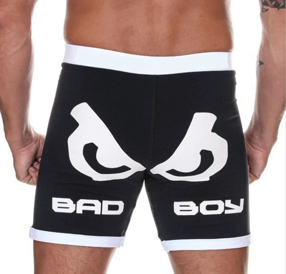 Pantalones Cortos Bad Boy Vale Tudo MMA Gi Muah Thai Jiu Jitsu Grappling Negro NUEVO Foto 3 de 3