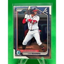 2024 Bowman Draft #BDC-5 Chrome Luis Guanipa Atlanta Braves Prospect