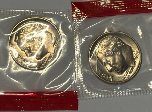 (1) 1969 D Roosevelt Dime, Uncirculated, Sealed In Original Mint Packaging! 🔥