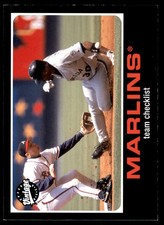 Team Checklist 2002 Upper Deck Vintage #216 Marlins MLB READ FREE SHIPPING