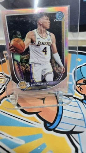 Topps Bowman Chrome 2025 Dalton Knecht Serial Numbered /15 Lakers NBA