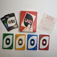 Vintage UNO 1973 Strategy Card Game Internati...