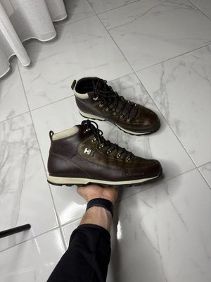 Men Helly Hansen Boots Brown Leather 45