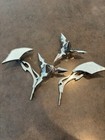 Spike Mirrors Spun Blade Axle Nut Covers Harley Davidson  FREE SHIPPING