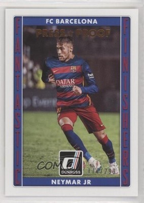 2015 Panini Donruss Fantastic Finishers Press Proof Bronze /299 Neymar Jr 0ad