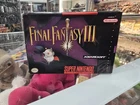 Final Fantasy III (SNES, 1994)  Box + Tray + Poster Super Nintendo FF3