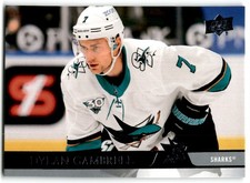 2020-21 Upper Deck Dylan Gambrell San Jose Sharks #615