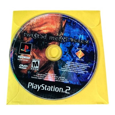Sony PlayStation 2 PS2 Disc Only TESTED Twisted Metal: Black 2001 BL