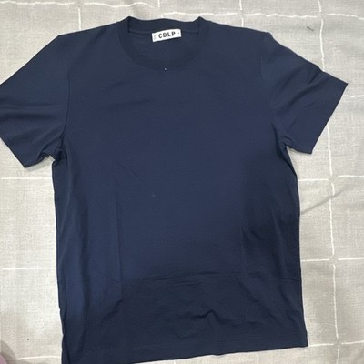 CDLP Navy Solid Short Sleeve Crew Neck T-Shirt Men's Regular Size S
