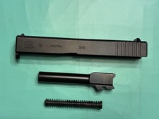 USED OEM GLOCK 19 GEN 3 COMPLETE SLIDE BARREL GUIDE ROD BLACK  FRYING PAN  9MM