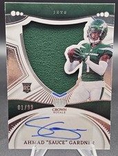 2022 Chronicles - Crown Royale Silhouette Ahmad “Sauce” Gardner 1/99 RPA