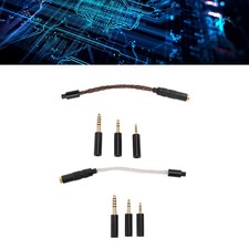 Headphones Plug Adapter 4.4mm Female to 2.5mm 3.5mm 4.4mm Male Stereo Headphone