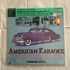 American Karaoke Laser Disc Standard Hits .2 NOS Sealed Pioneer LDC 1991 Vintage
