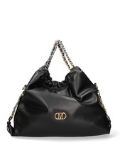 Borsa a Mano Donna Marc Ellis Poliuretano Zip Manico Catena Rosa