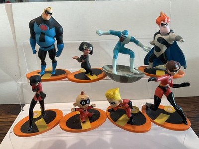 Pixar Disney Store The Incredibles Die Unglaublichen 8 x Figur Schönes Set