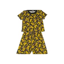 Pok mon Pikachu Hanna Anderson-Piece Cotton Knit Pajama Set Short Sleeve 4T