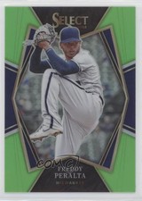 2022 Panini Select Premier Level Neon Green Prizm /99 Freddy Peralta #168 0a3