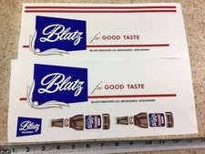 Custom Blatz Beer Tonka/Smith Miller Semi Truck Sticker Set CU-036