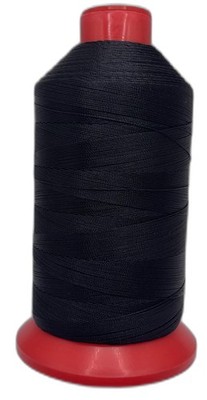 Bonded Nylon Sewing Thread Size #138 T135 1250yds for Outdoor Tex 135, Black 