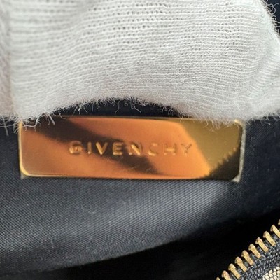Auth Givenchy Y2K 4G Logo Multi-Pocket One Shoulder Bag Canvas
