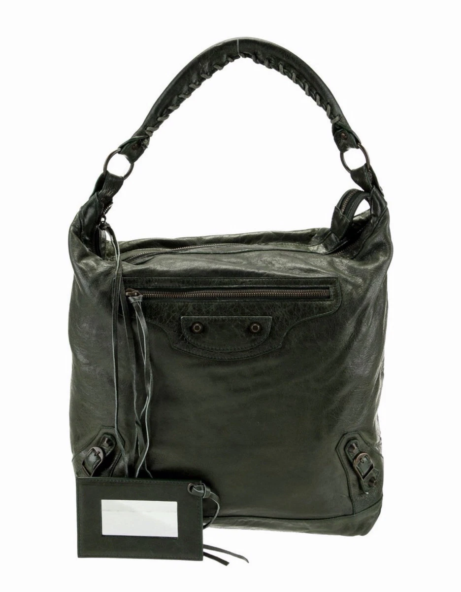 値下げ美品&希少モデル！ BALENCIAGA ダークグリーンレザー バッグ Balenciaga グリーンバッグ & ハンドバッグ 女性用 | eBay