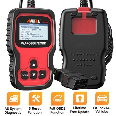 ANCEL VD500 Profi KFZ OBD2 Diagnosegerät Fehlercode Scanner EPB Fit für VW Audi