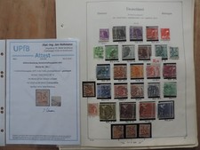 Urige Sammlung Gemeinschaftsausgaben und Bizone mit besseren gepr&uuml;ften St&uuml;cken