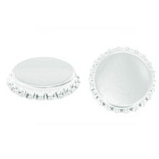 TAPPO CORONA Ø 26 CF. PZ. 100 - BIANCO