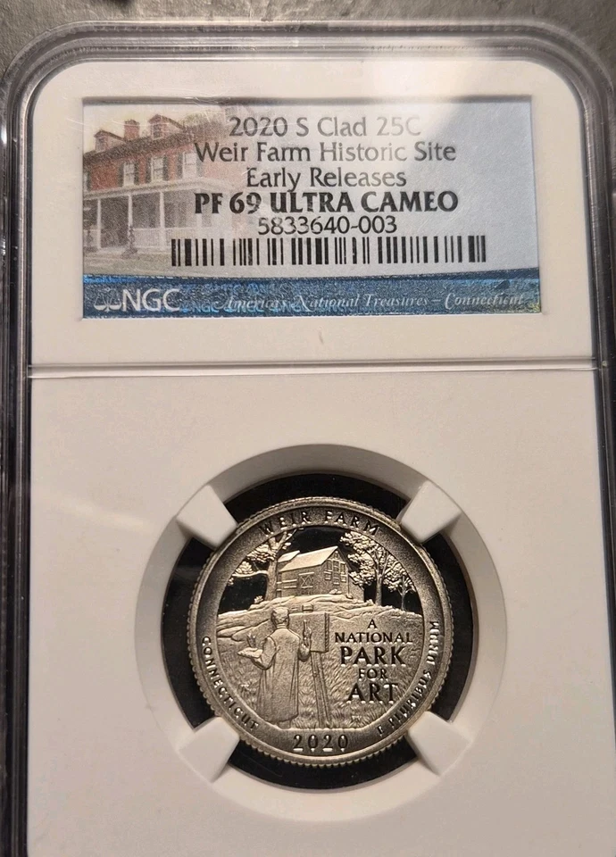 2020 S CLAD 25C PF69 ULTRA CAMEO *51 - Image 2 of 4