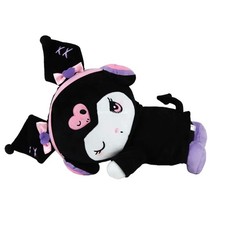 Kuromi Night In Series Laying Down Large Plush Body Pillow Purple Bows 12"H Cute