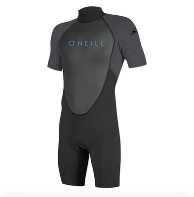 O'Neill Youth Reactor-2 2mm Back Zip Short Sleeve Spring Wetsuit, Lightweight 12
