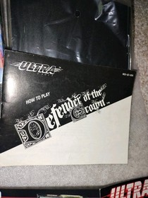 Defender Of The Crown NES Box - Manual - Inserts - Only (No Game.) Nintendo NES.