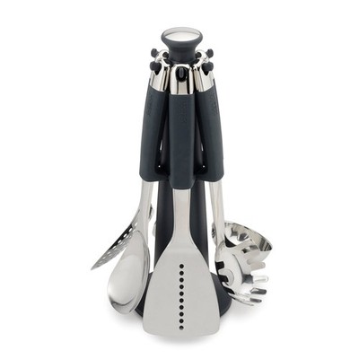 Joseph Joseph - Elevate  Utensilien-Set aus Edelstahl mit Drehständer