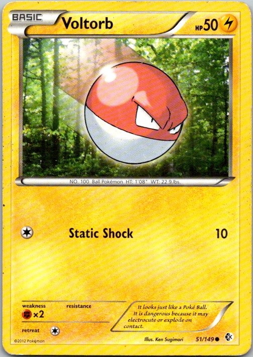 Voltorb 51/149 Common Boundaries Crossed DMG