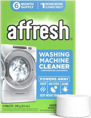 Affresh Washing Machine Cleaner, Helps Power Away Odor Causing Bacteria & Grime