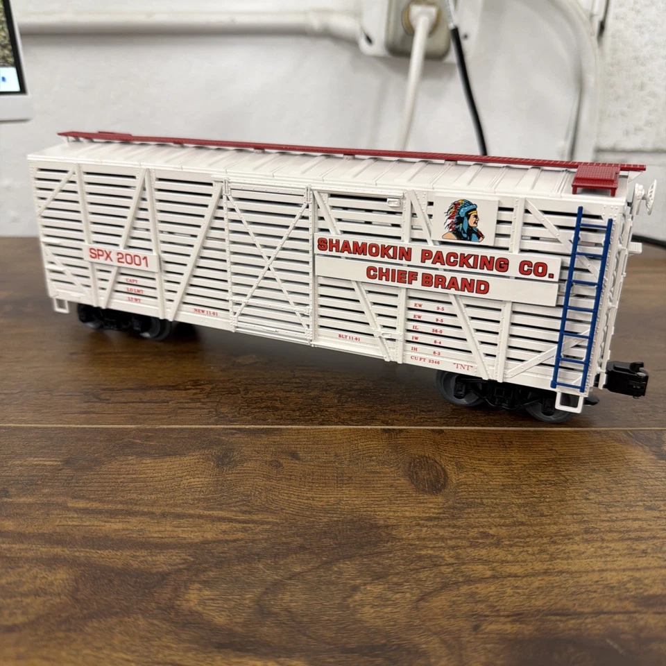 Weaver Ultra Line SPX 2001 Box Car - Shamokin Packing Co - O Gauge - Image 4 of 4