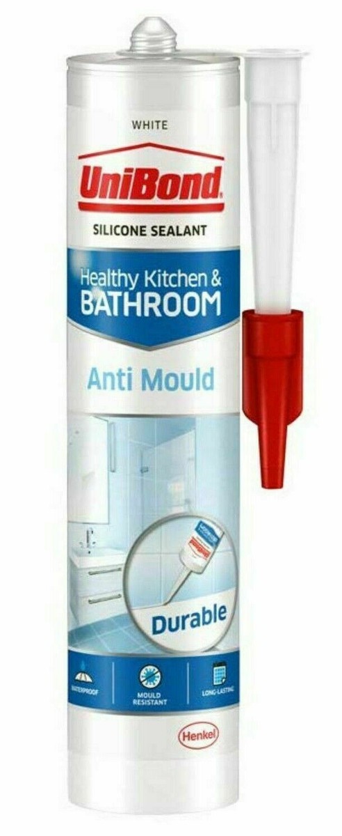 Unibond - Cartuccia Di Sigillante Antimuffa Per Bagno E - Foto 4